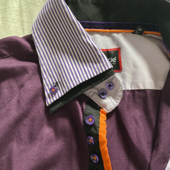 7Camicie Men's Shirt - Size 15.5 - Picture 2 of 9